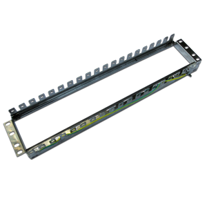 19'' Mounting frame for 20 connection modules, vertical